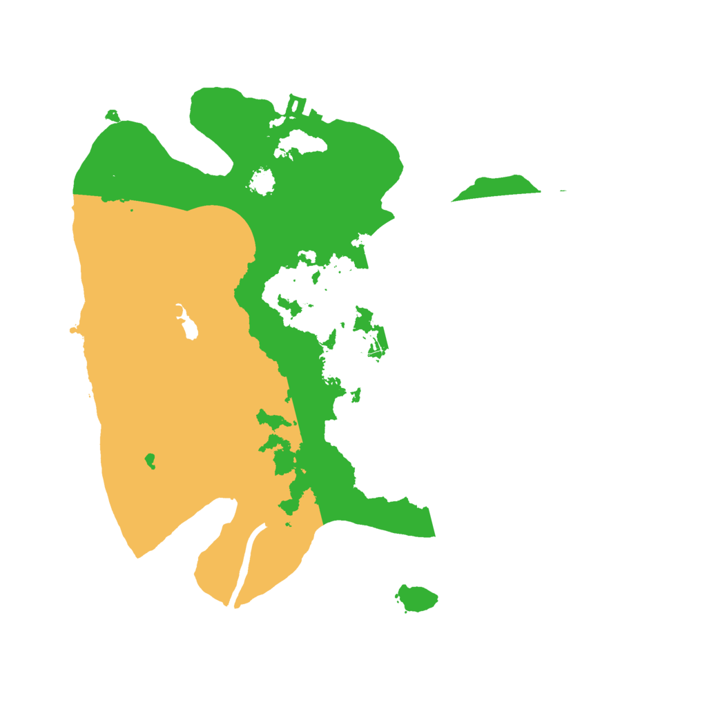 Biome Rust Map: Procedural Map, Size: 2500, Seed: 234657