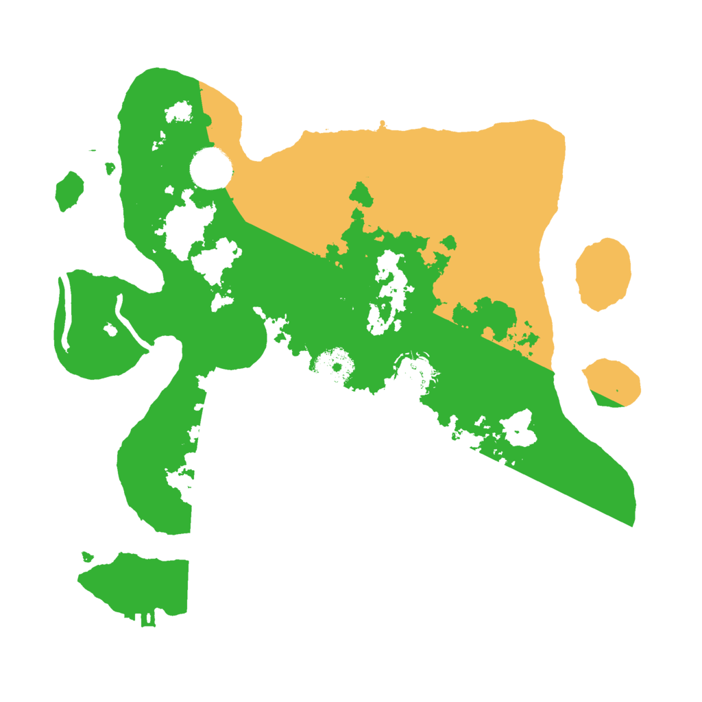 Biome Rust Map: Procedural Map, Size: 3000, Seed: 79779