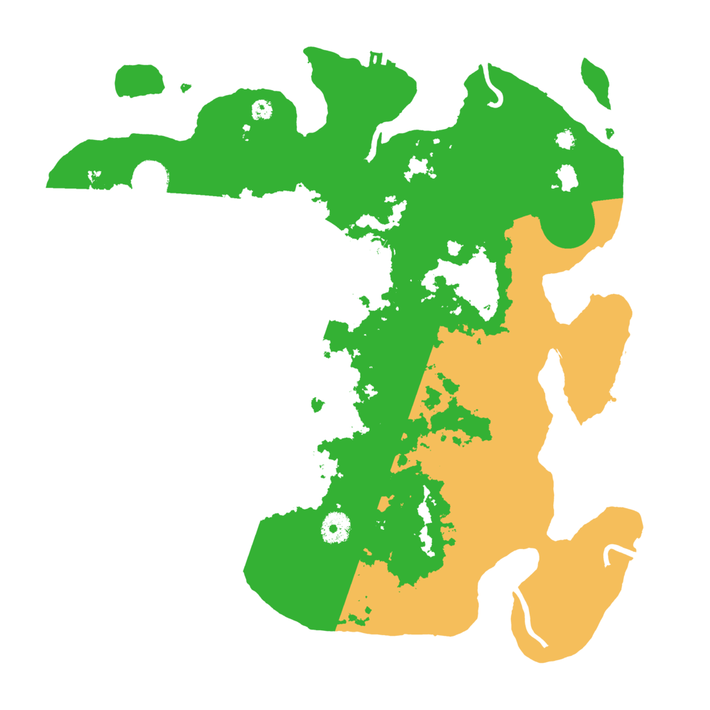 Biome Rust Map: Procedural Map, Size: 3500, Seed: 1880919381