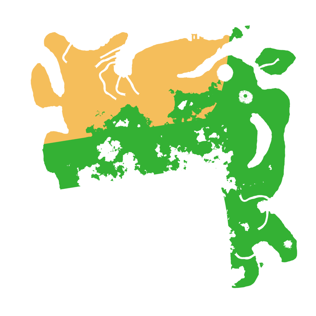 Biome Rust Map: Procedural Map, Size: 3500, Seed: 316152519