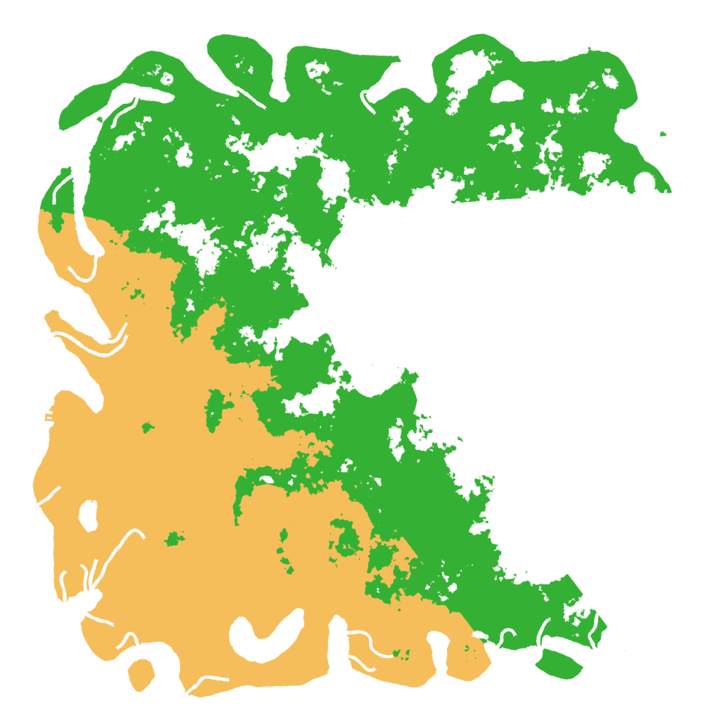 Biome Rust Map: Procedural Map, Size: 6000, Seed: 1592589794