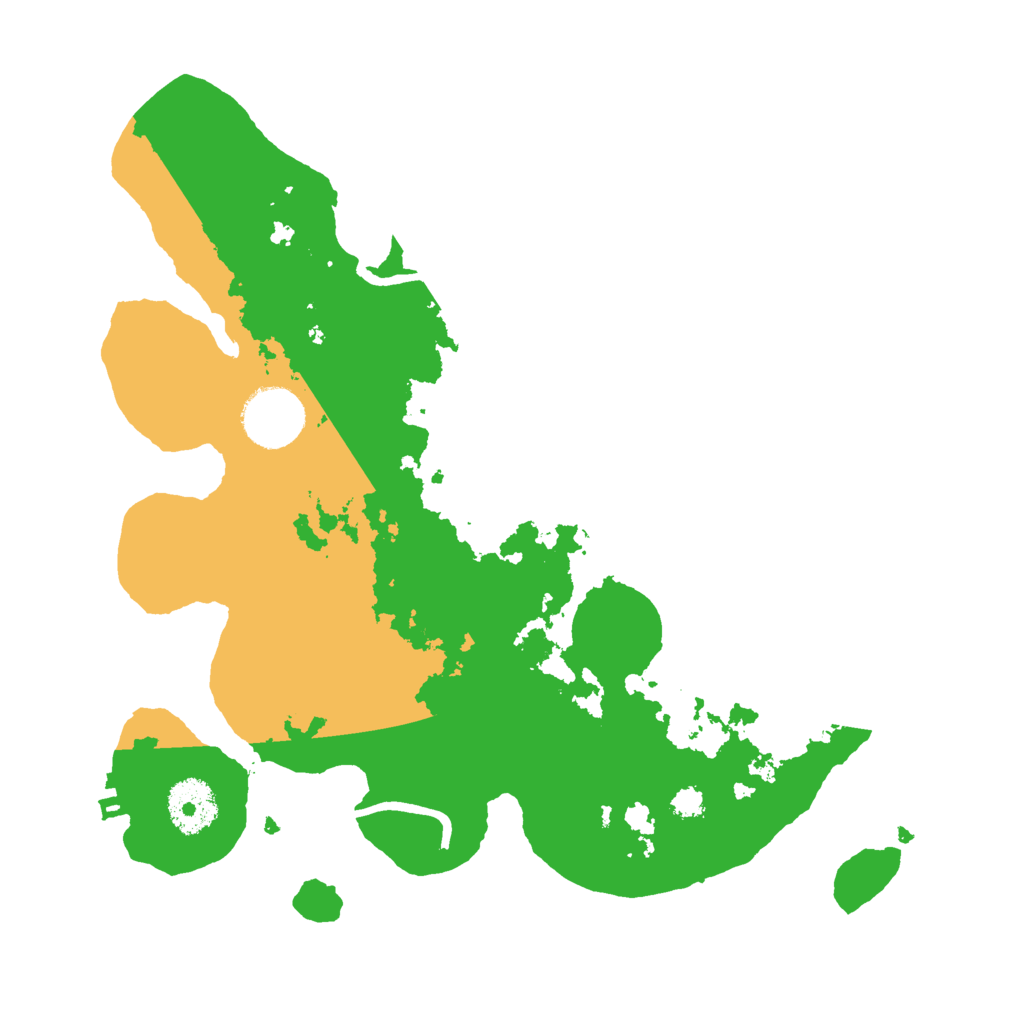 Biome Rust Map: Procedural Map, Size: 3000, Seed: 1654403129