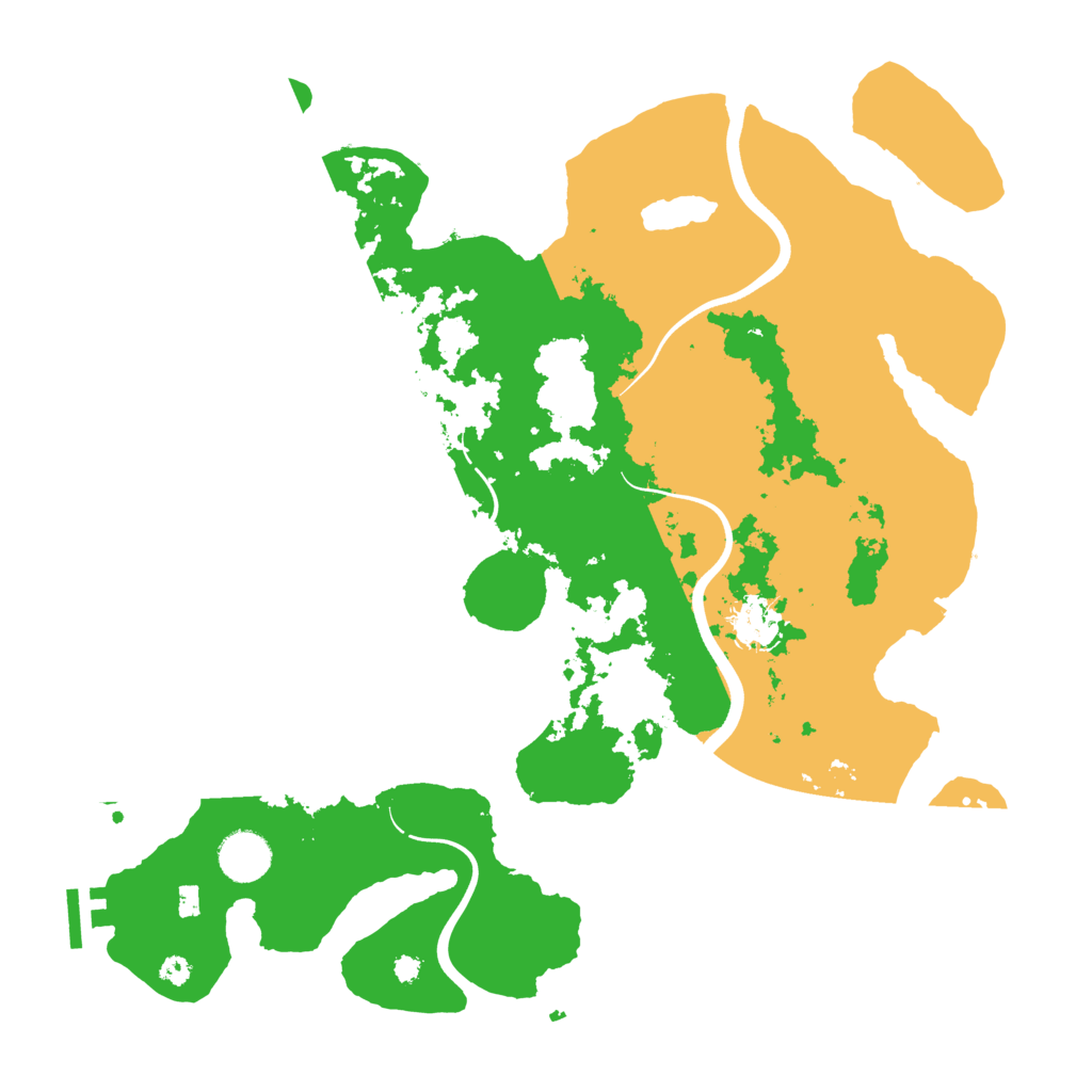 Biome Rust Map: Procedural Map, Size: 3700, Seed: 1506620776