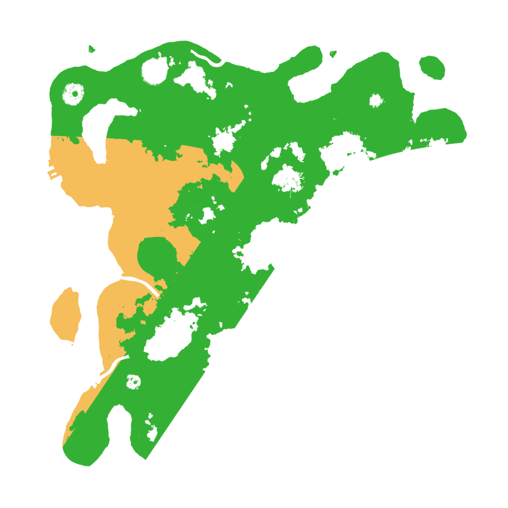 Biome Rust Map: Procedural Map, Size: 3500, Seed: 708820726