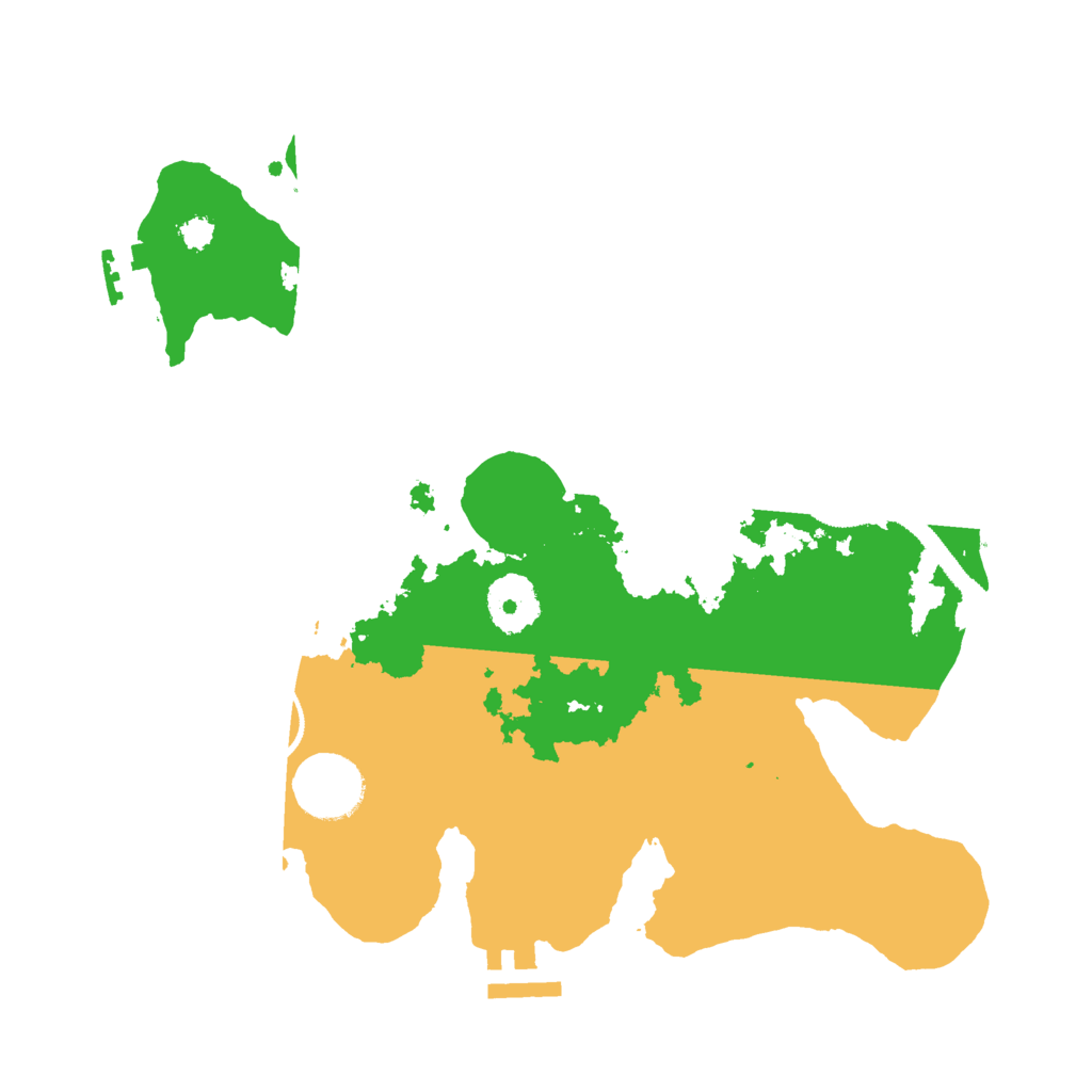 Biome Rust Map: Procedural Map, Size: 3000, Seed: 348391646