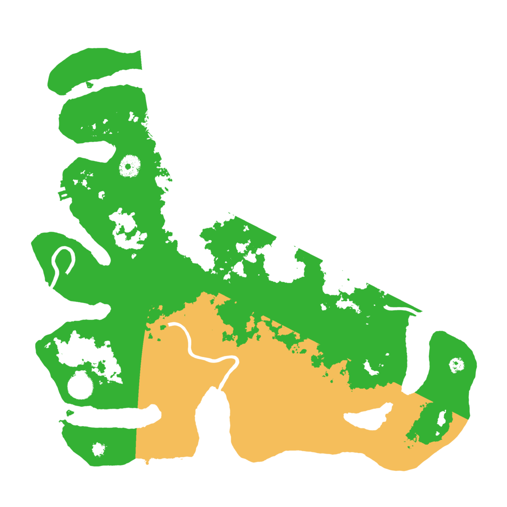 Biome Rust Map: Procedural Map, Size: 3500, Seed: 1842619023