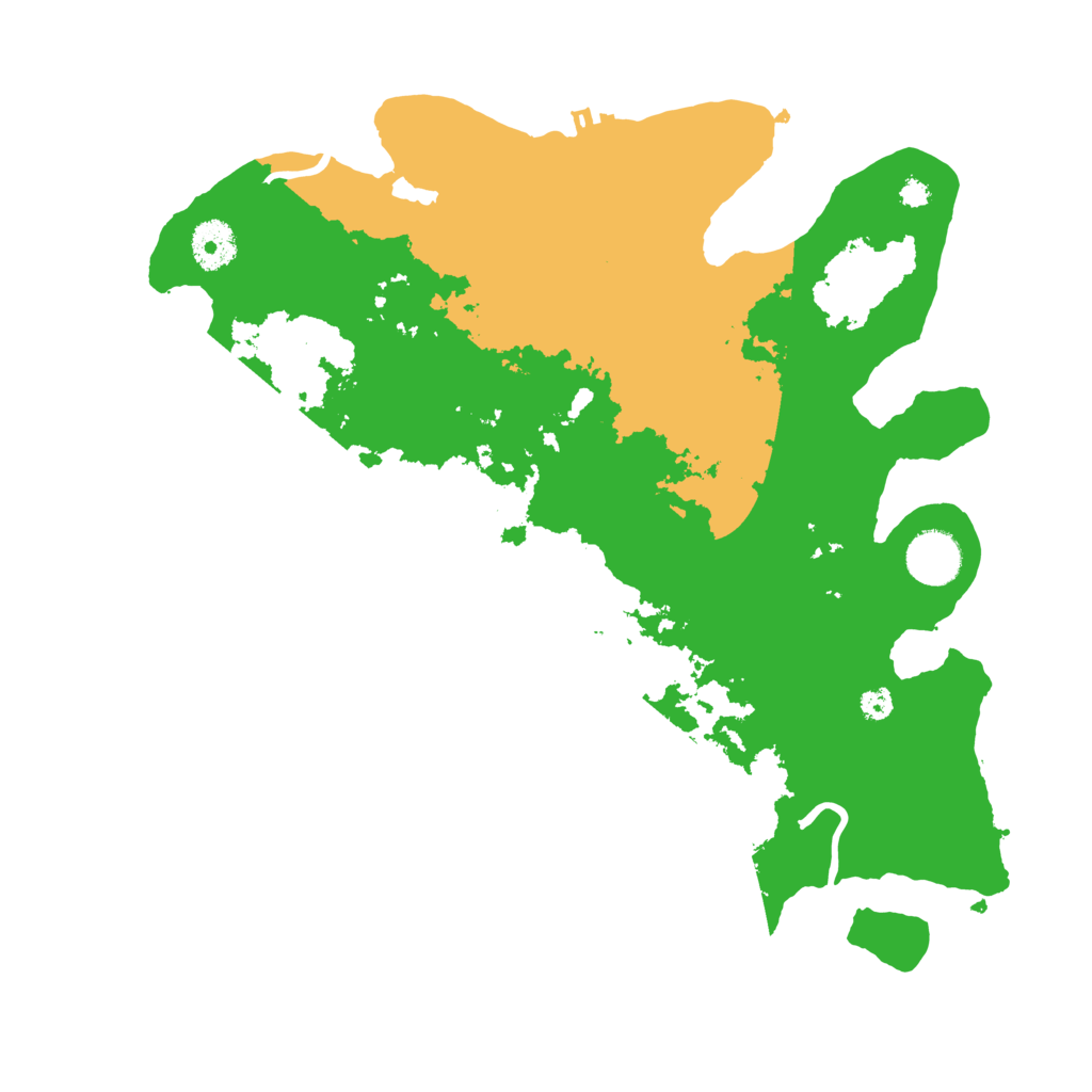 Biome Rust Map: Procedural Map, Size: 3500, Seed: 215022396