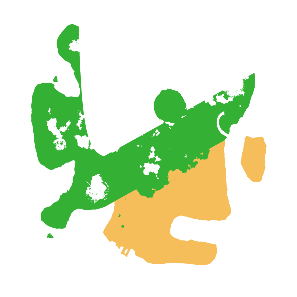 Biome Rust Map: Procedural Map, Size: 2500, Seed: 236949