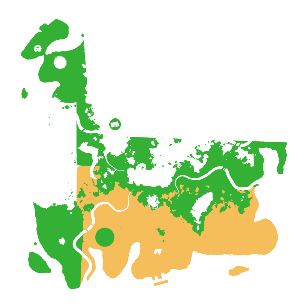 Biome Rust Map: Procedural Map, Size: 4250, Seed: 684057566