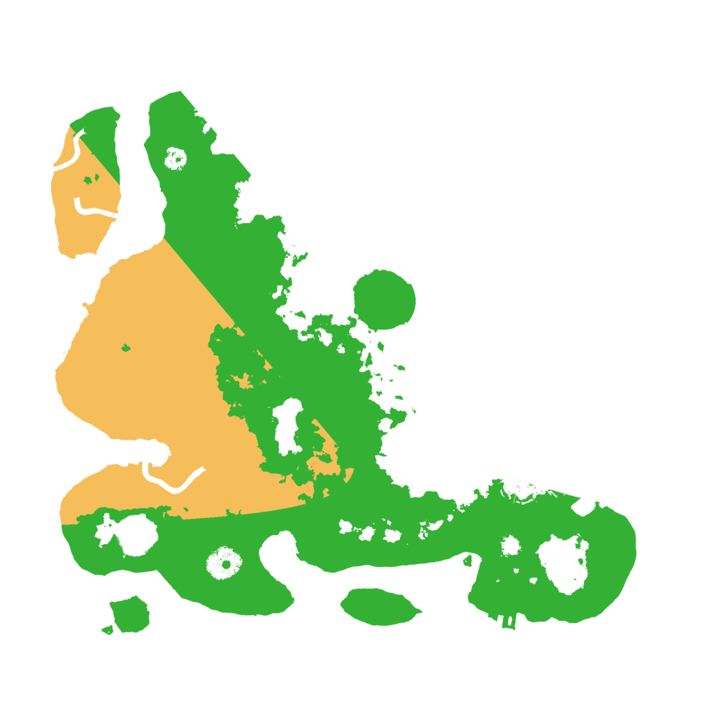 Biome Rust Map: Procedural Map, Size: 3300, Seed: 1234567890