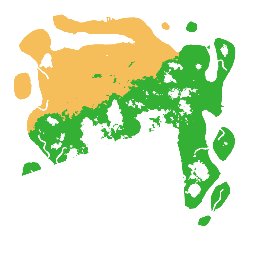 Biome Rust Map: Procedural Map, Size: 3950, Seed: 945399100