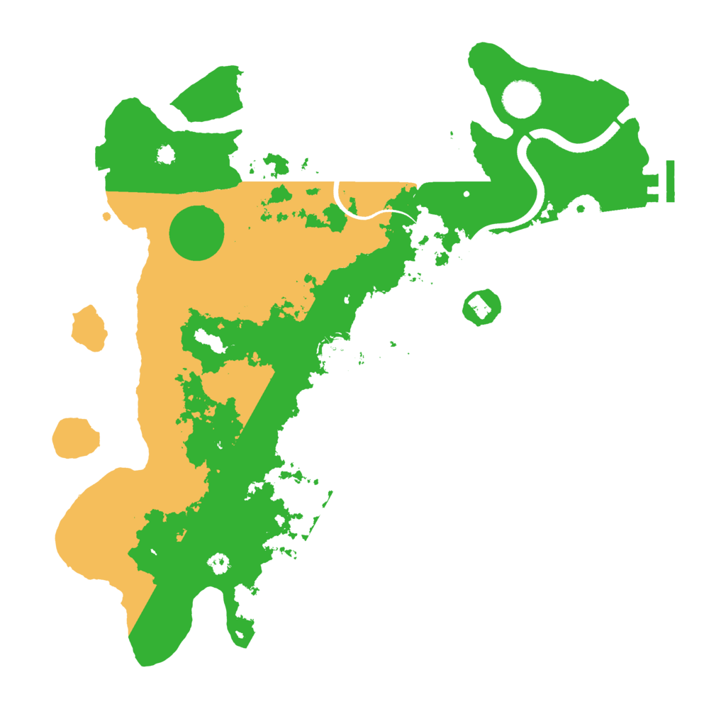 Biome Rust Map: Procedural Map, Size: 3500, Seed: 34634634