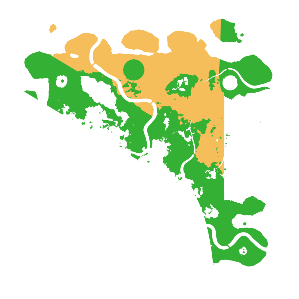 Biome Rust Map: Procedural Map, Size: 3750, Seed: 1664136647
