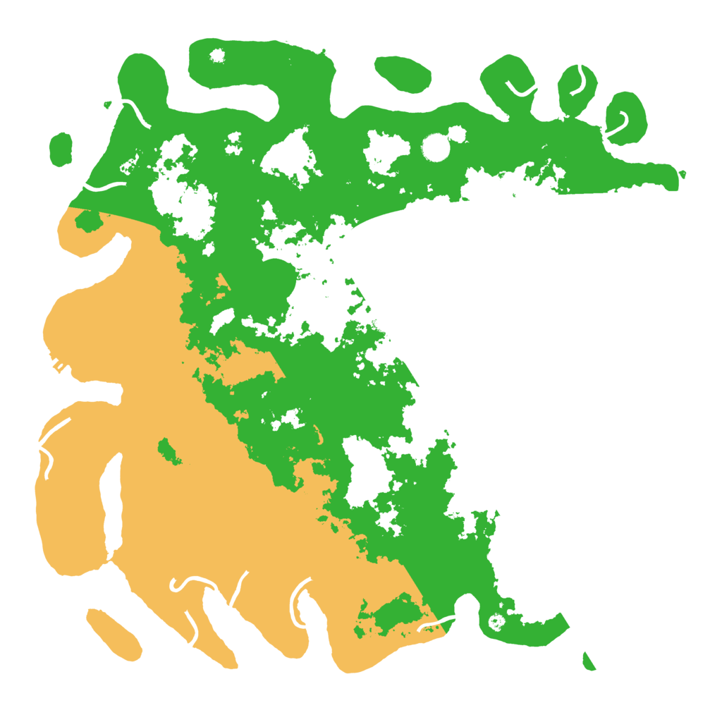 Biome Rust Map: Procedural Map, Size: 4500, Seed: 421170