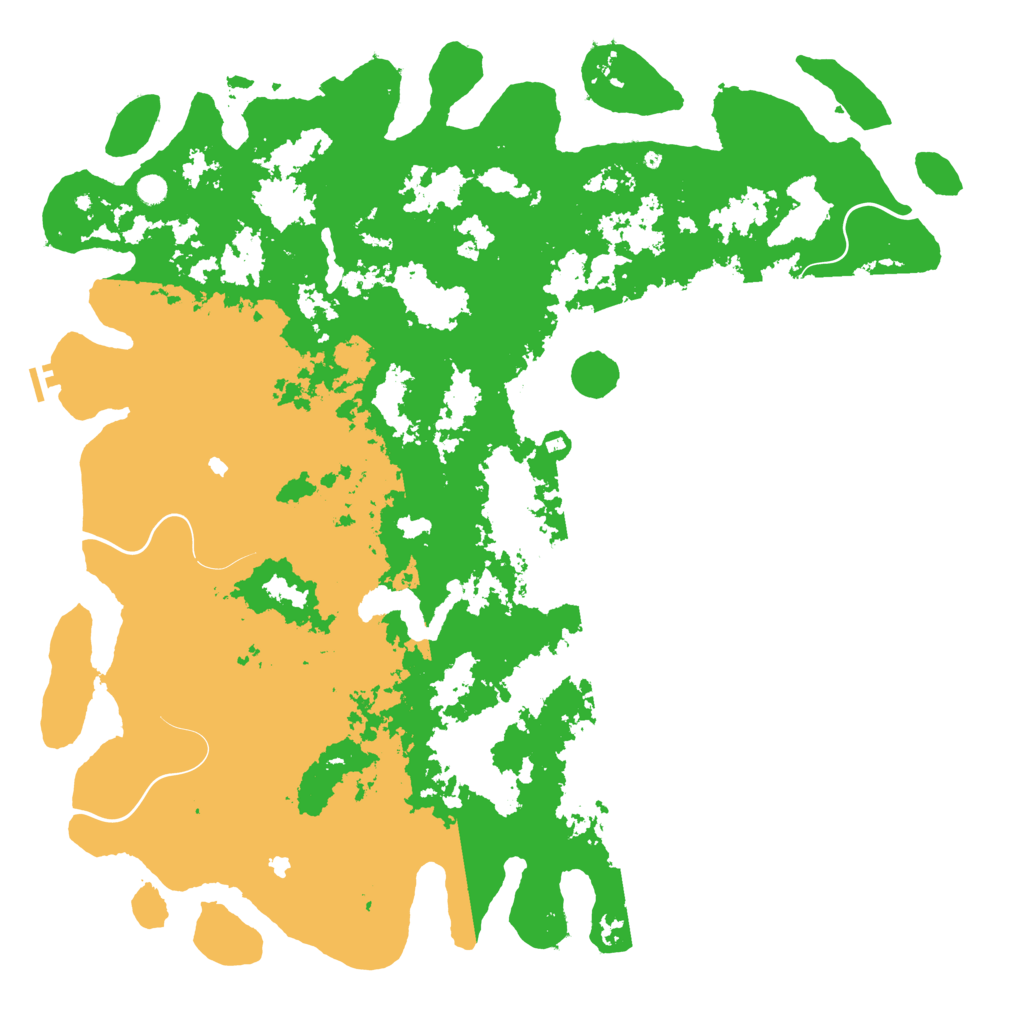 Biome Rust Map: Procedural Map, Size: 6000, Seed: 932790