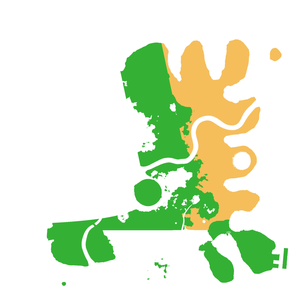 Biome Rust Map: Procedural Map, Size: 3000, Seed: 1311363306