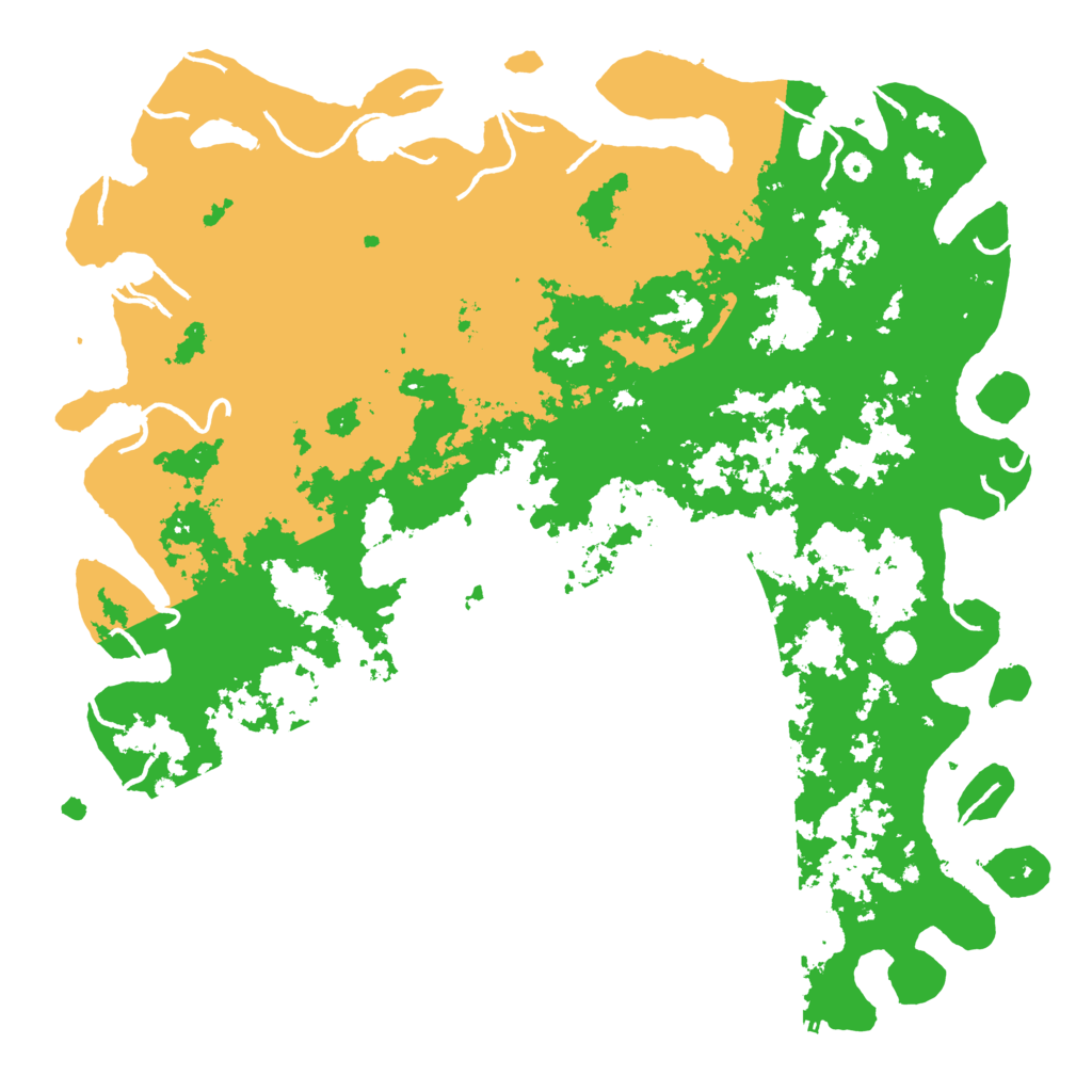 Biome Rust Map: Procedural Map, Size: 6000, Seed: 890140