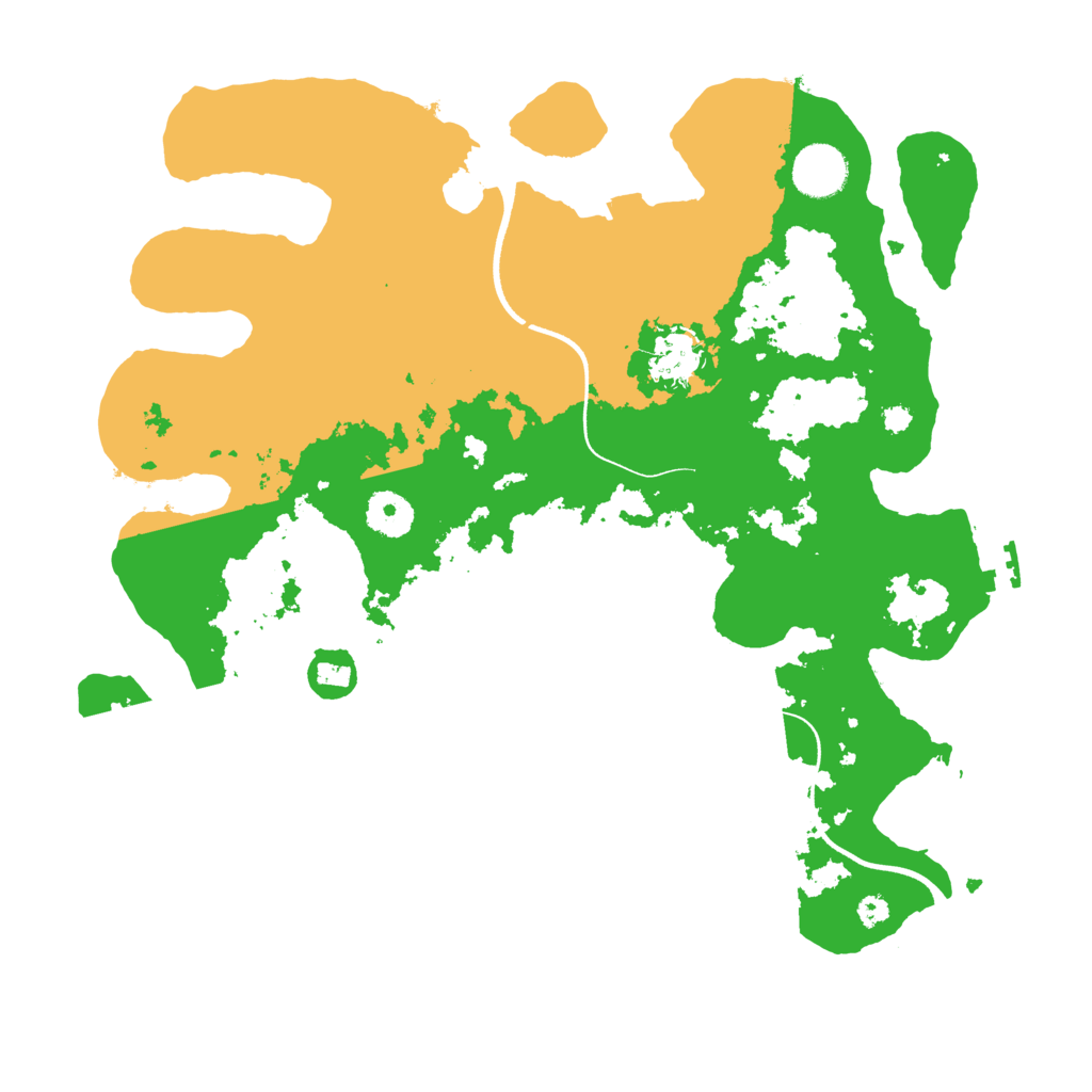 Biome Rust Map: Procedural Map, Size: 3550, Seed: 959867