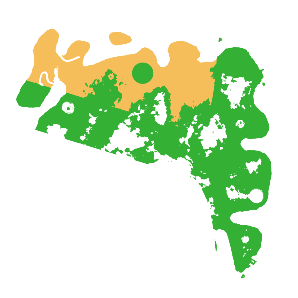 Biome Rust Map: Procedural Map, Size: 3700, Seed: 16431549