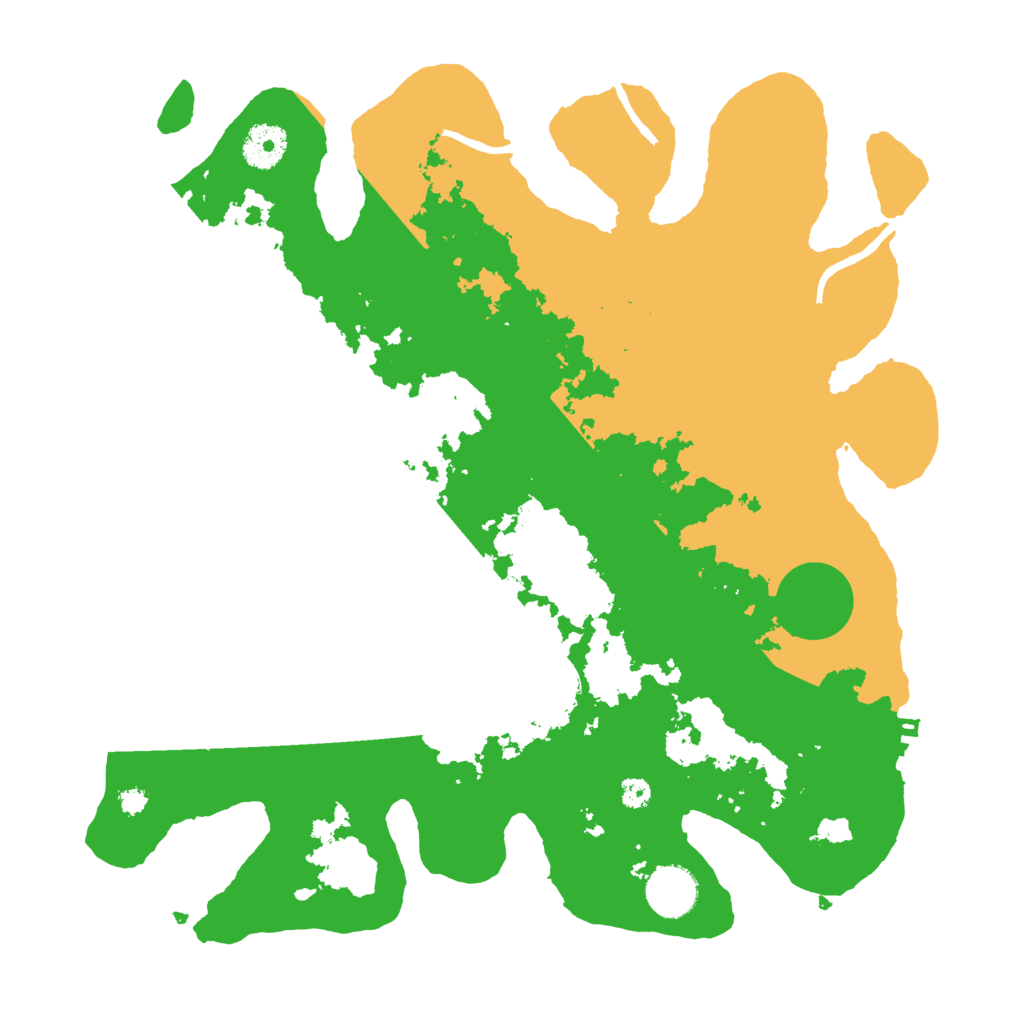 Biome Rust Map: Procedural Map, Size: 3500, Seed: 2034958774