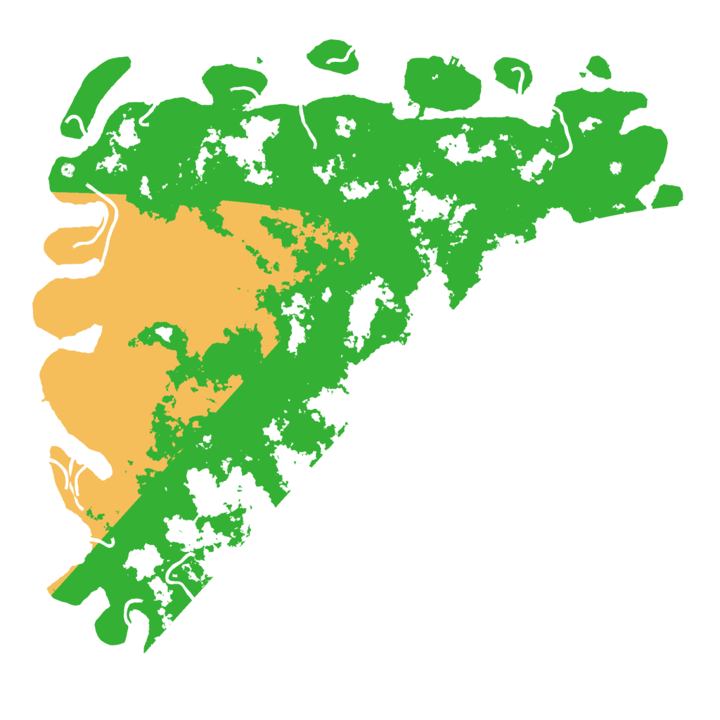 Biome Rust Map: Procedural Map, Size: 5500, Seed: 894523