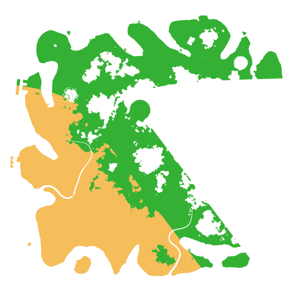 Biome Rust Map: Procedural Map, Size: 3850, Seed: 585357040