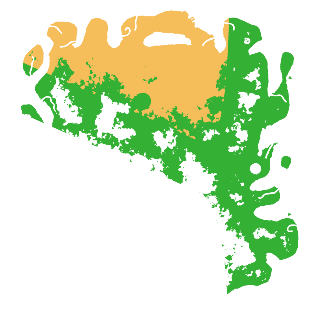 Biome Rust Map: Procedural Map, Size: 5000, Seed: 34876