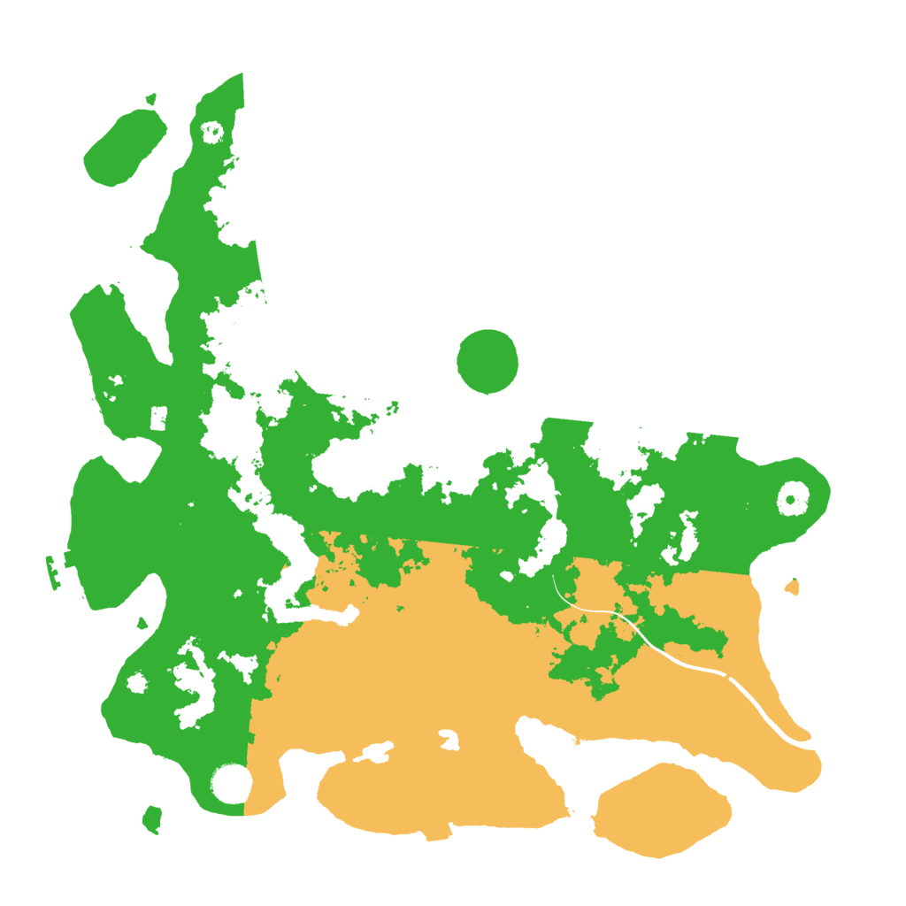 Biome Rust Map: Procedural Map, Size: 4000, Seed: 14345