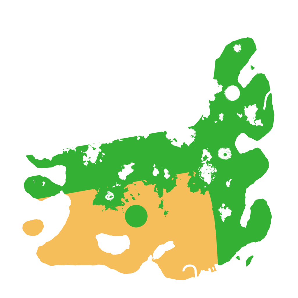 Biome Rust Map: Procedural Map, Size: 3500, Seed: 33093413