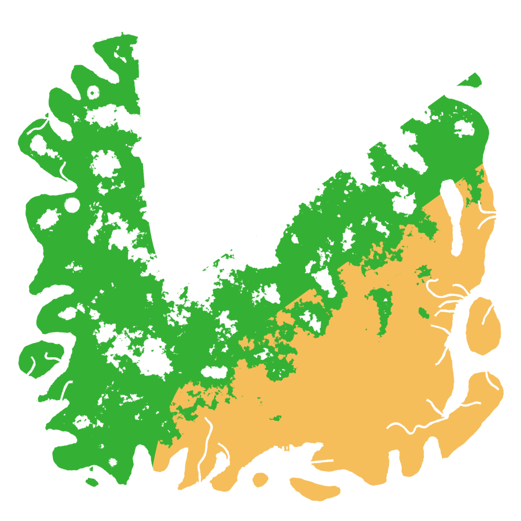 Biome Rust Map: Procedural Map, Size: 6000, Seed: 156