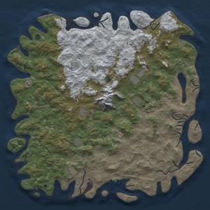 Thumbnail Rust Map: Procedural Map, Size: 6000, Seed: 156, 20 Monuments