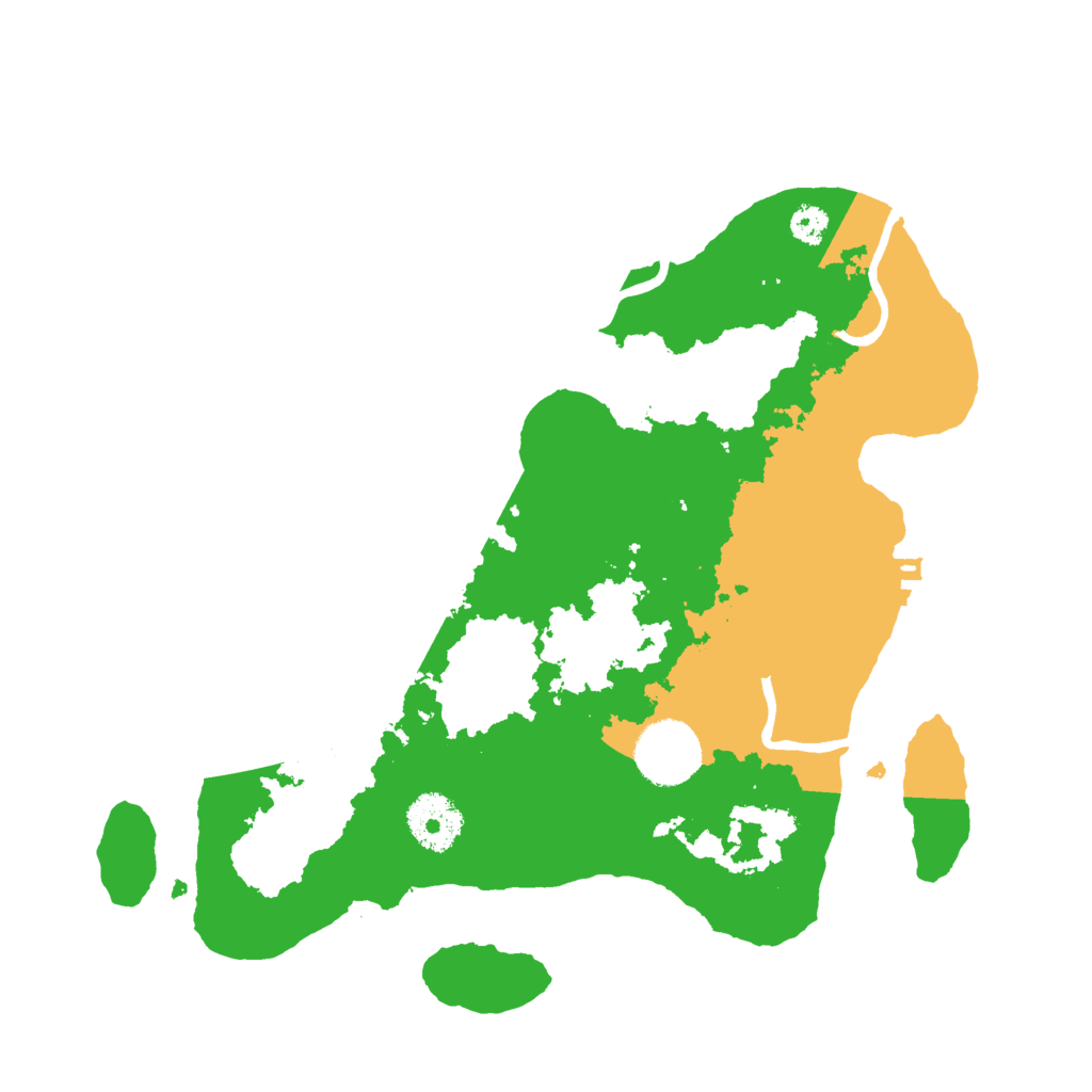 Biome Rust Map: Procedural Map, Size: 3000, Seed: 445790