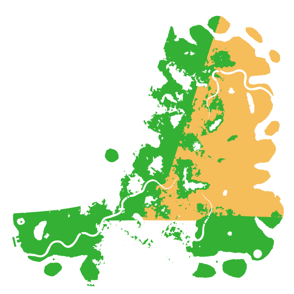 Biome Rust Map: Procedural Map, Size: 6000, Seed: 962123