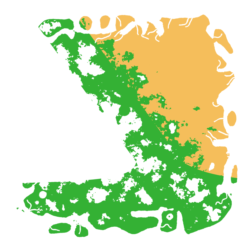 Biome Rust Map: Procedural Map, Size: 6000, Seed: 310210