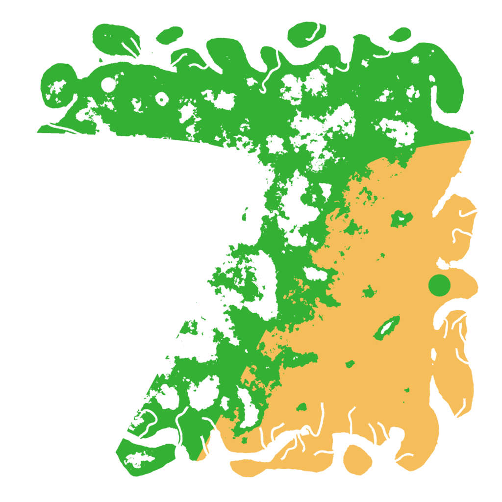 Biome Rust Map: Procedural Map, Size: 6000, Seed: 189210