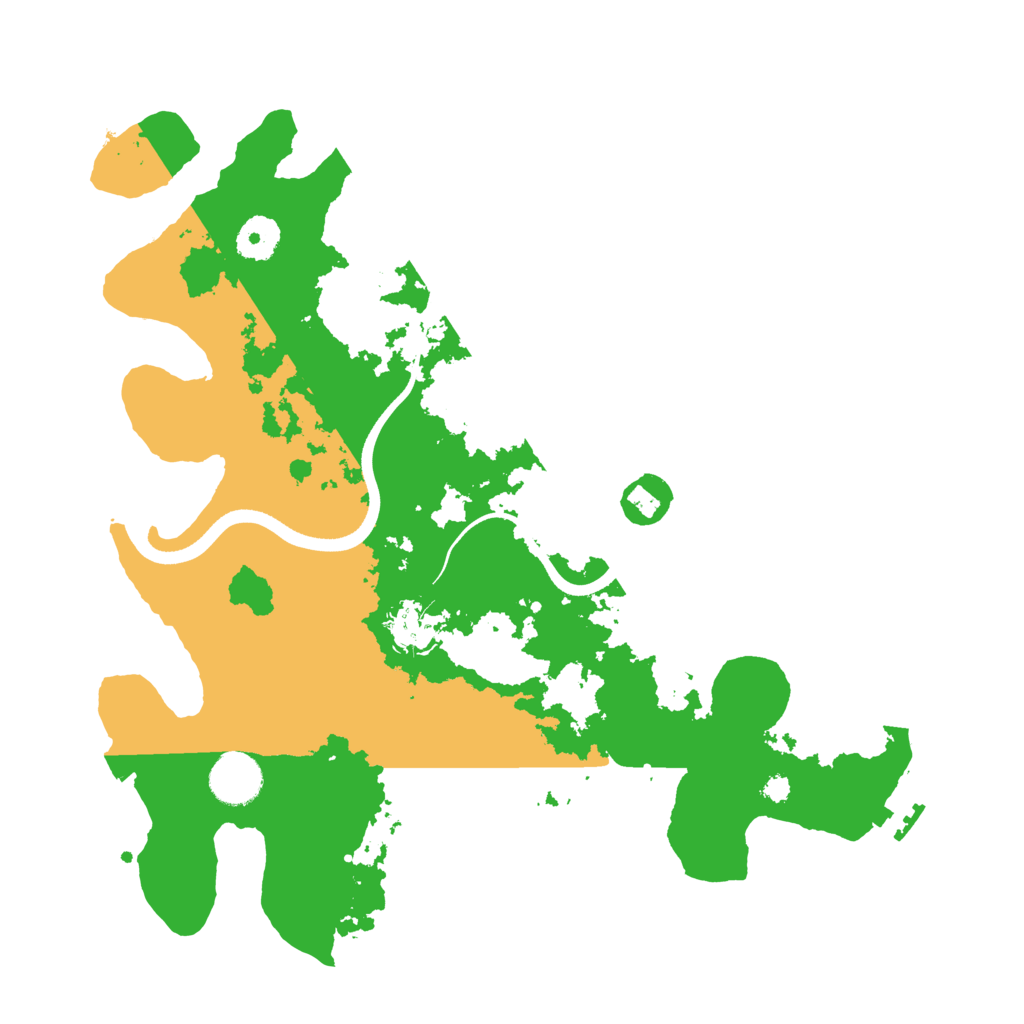 Biome Rust Map: Procedural Map, Size: 3550, Seed: 164677