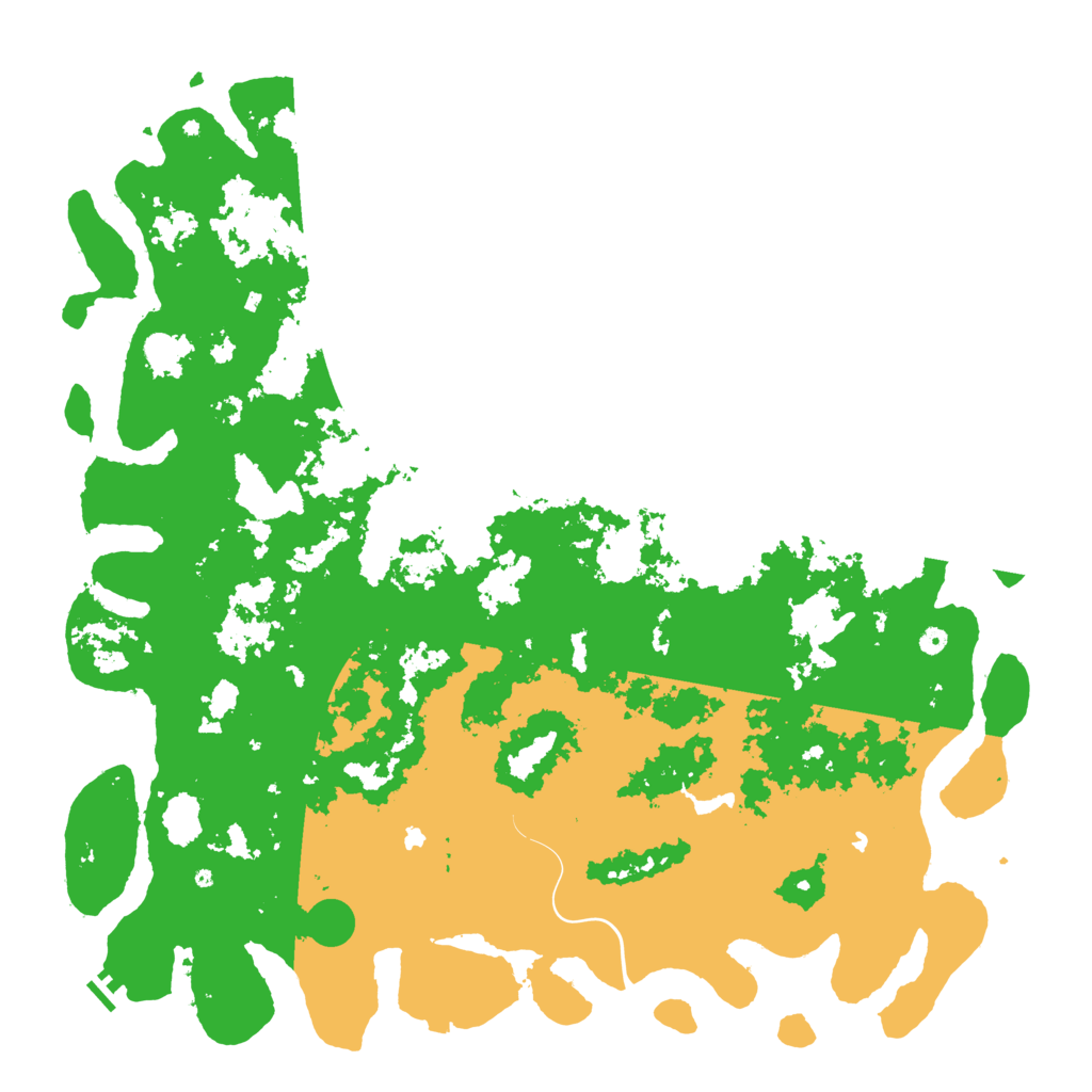 Biome Rust Map: Procedural Map, Size: 6000, Seed: 957954