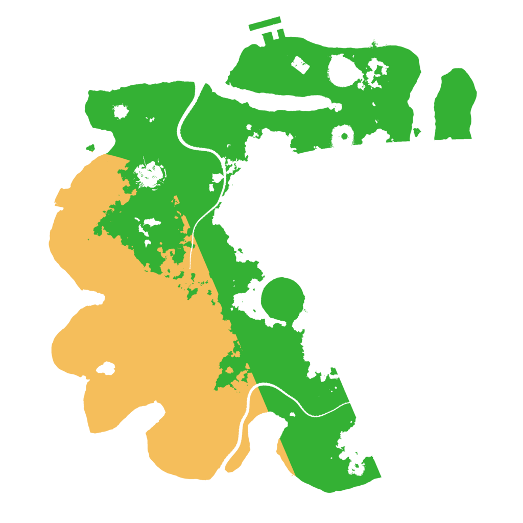 Biome Rust Map: Procedural Map, Size: 3250, Seed: 743158366