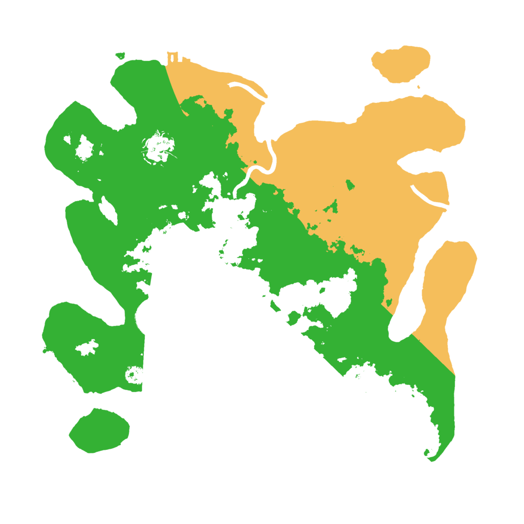 Biome Rust Map: Procedural Map, Size: 3000, Seed: 997915