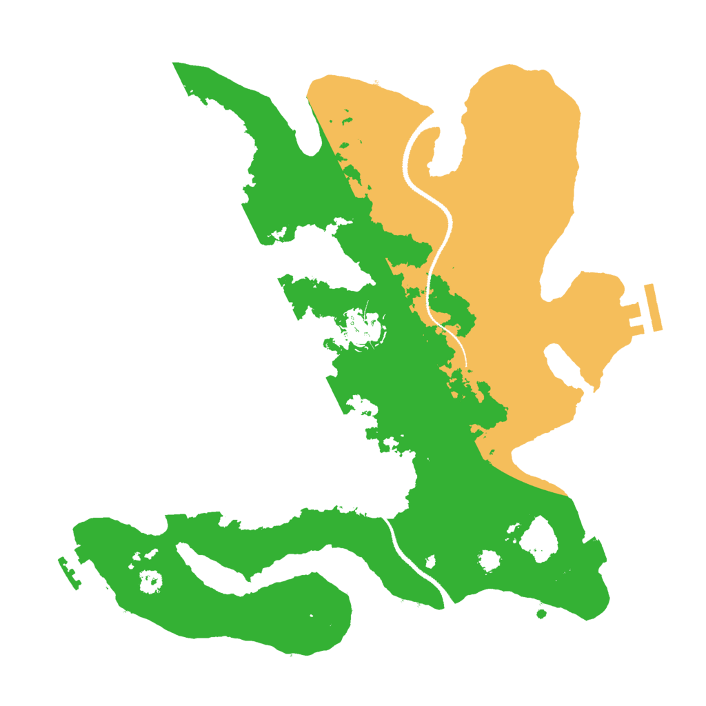 Biome Rust Map: Procedural Map, Size: 3000, Seed: 540056883