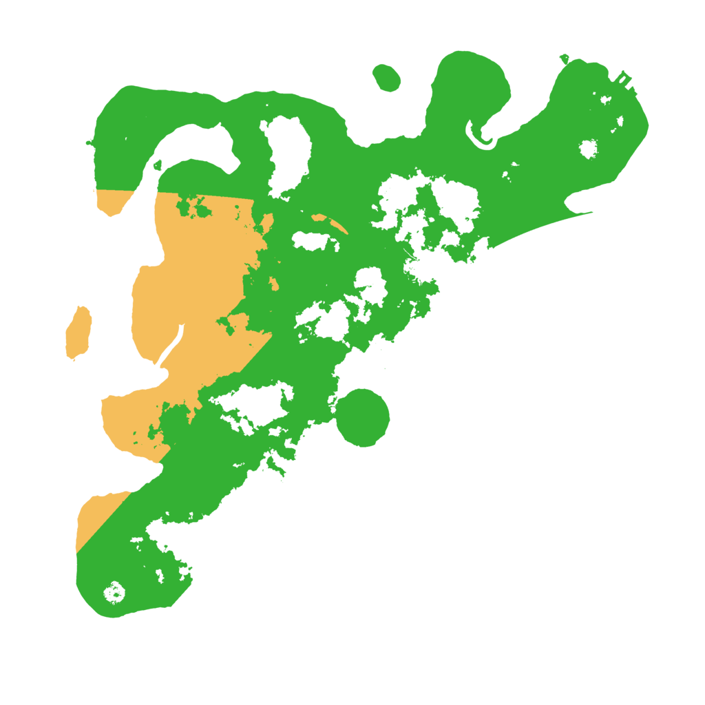 Biome Rust Map: Procedural Map, Size: 3500, Seed: 735673623