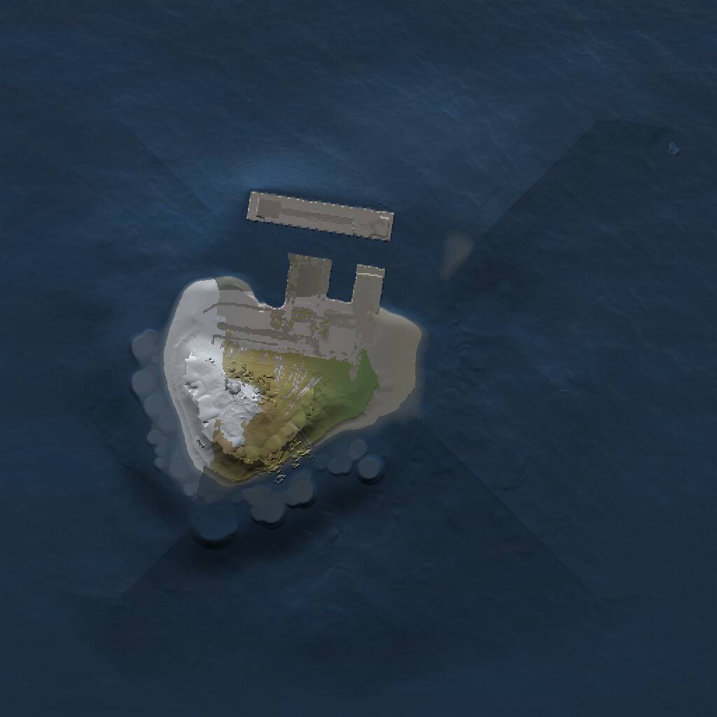 Rust Map: Procedural Map, Size: 1000, Seed: 52345673, 2 Monuments