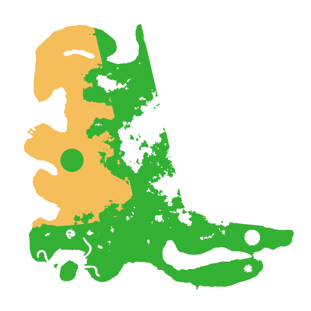 Biome Rust Map: Procedural Map, Size: 3550, Seed: 308904
