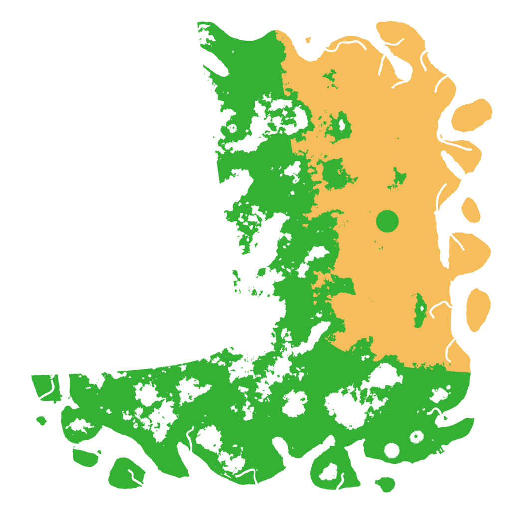 Biome Rust Map: Procedural Map, Size: 6000, Seed: 1612596502