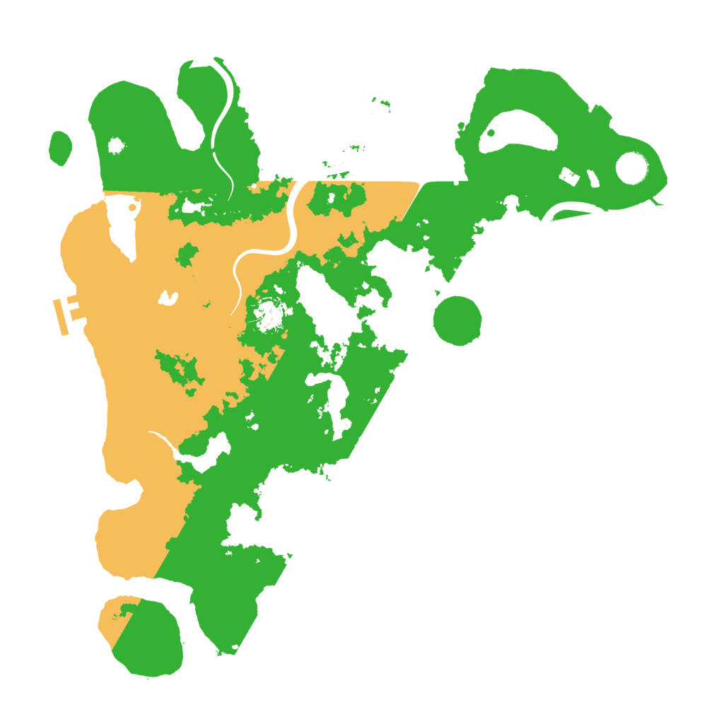 Biome Rust Map: Procedural Map, Size: 4000, Seed: 393062
