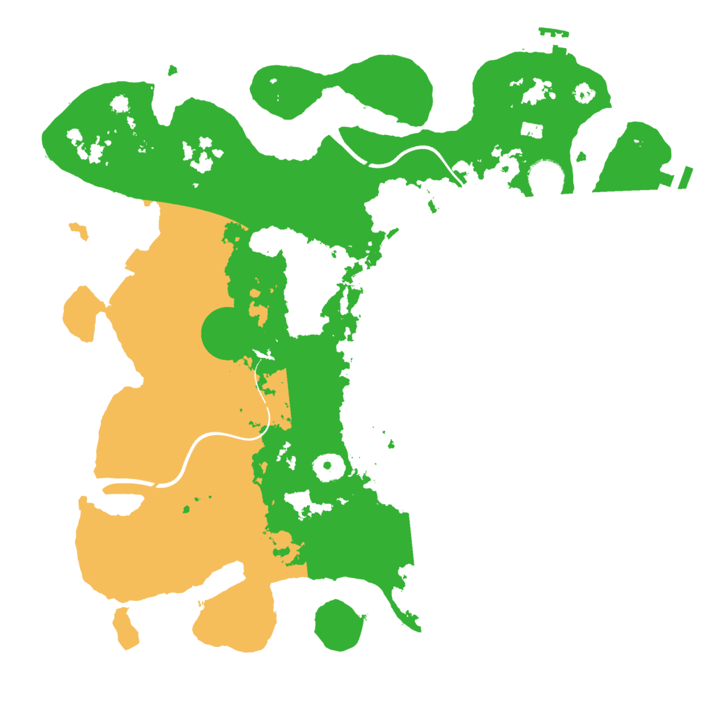 Biome Rust Map: Procedural Map, Size: 3550, Seed: 513289