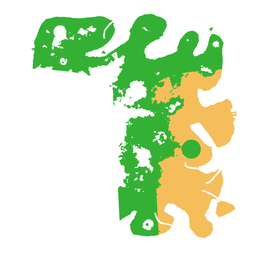 Biome Rust Map: Procedural Map, Size: 3550, Seed: 133985