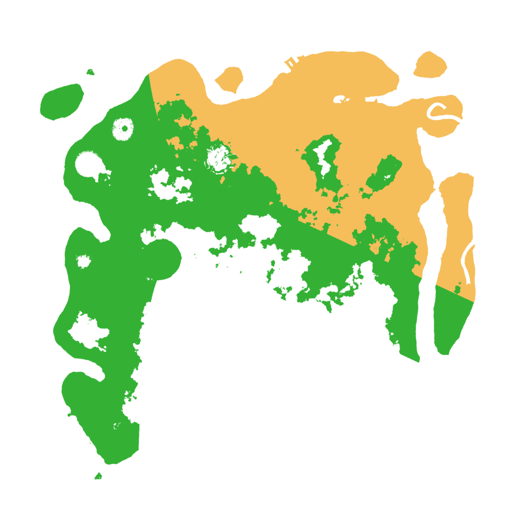 Biome Rust Map: Procedural Map, Size: 3550, Seed: 286486