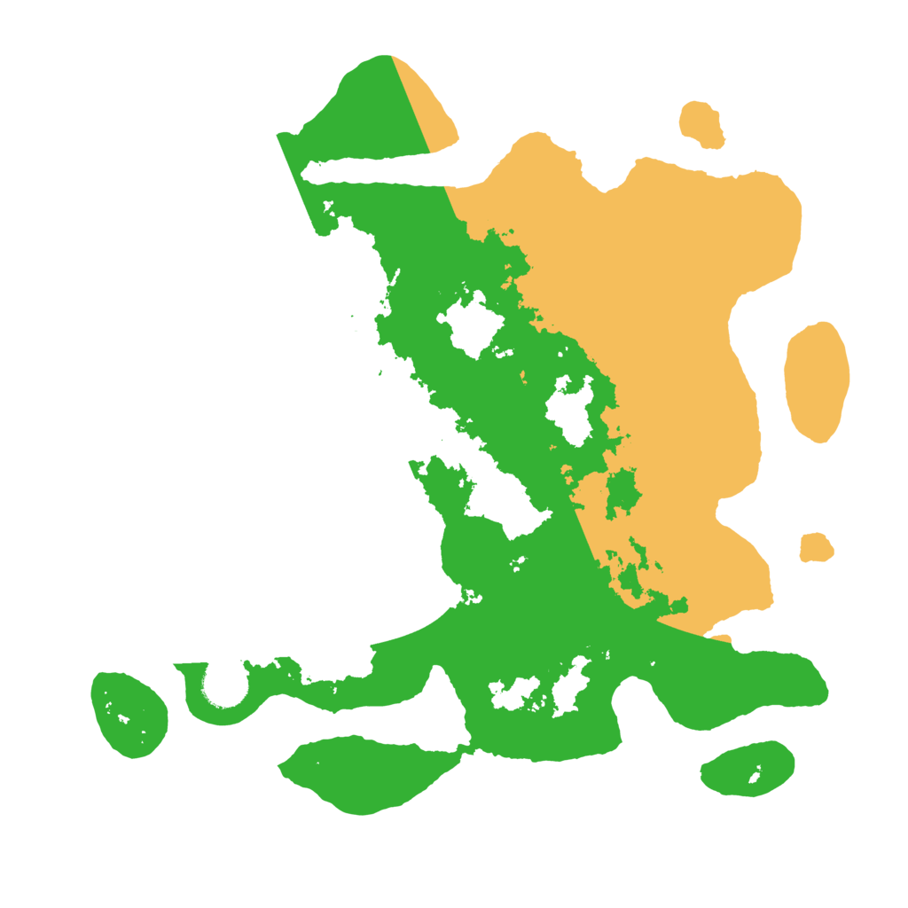 Biome Rust Map: Barren, Size: 3500, Seed: 1675131037