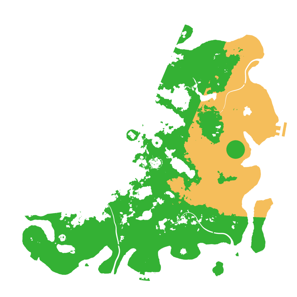 Biome Rust Map: Procedural Map, Size: 4250, Seed: 420690